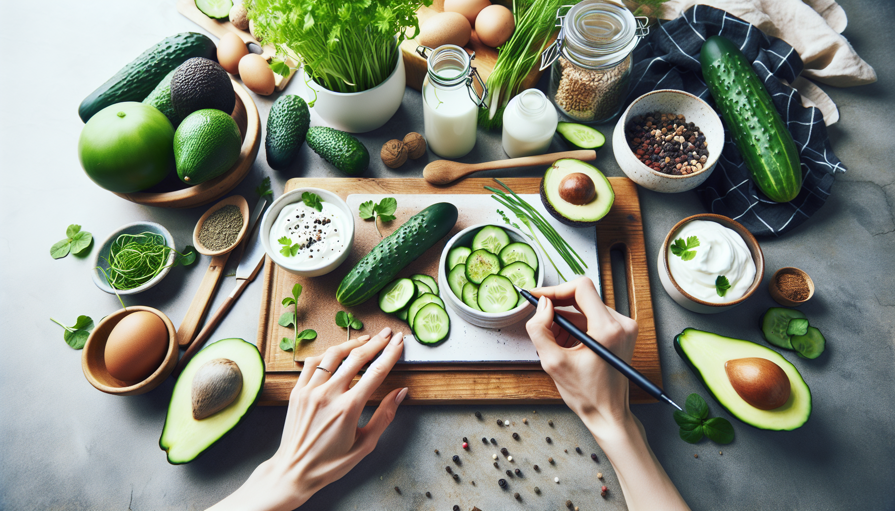 건강정보 오이와 함께 먹으면 좋은 음식 관련 이미지