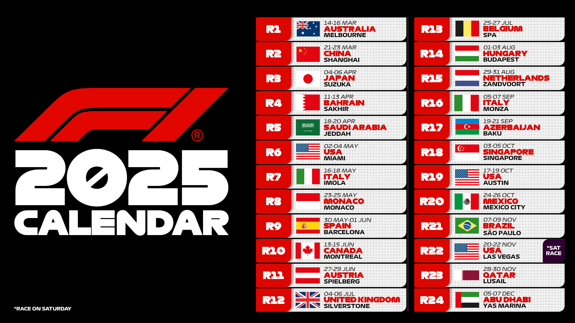F1 팬들 필독! 2025 하반기 GP 일정 & 주요 서킷 완전 정리 관련 이미지