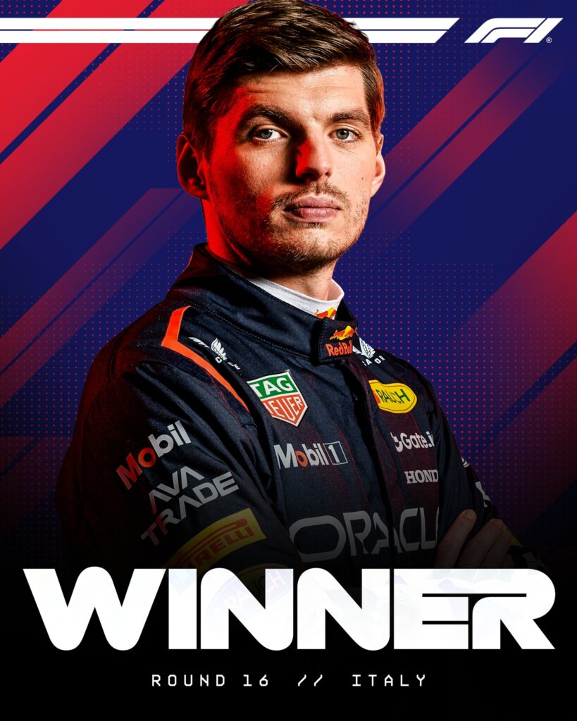 F1 이탈리아 그랑프리 막스 베르스타펜 몬자 우승 관련 이미지