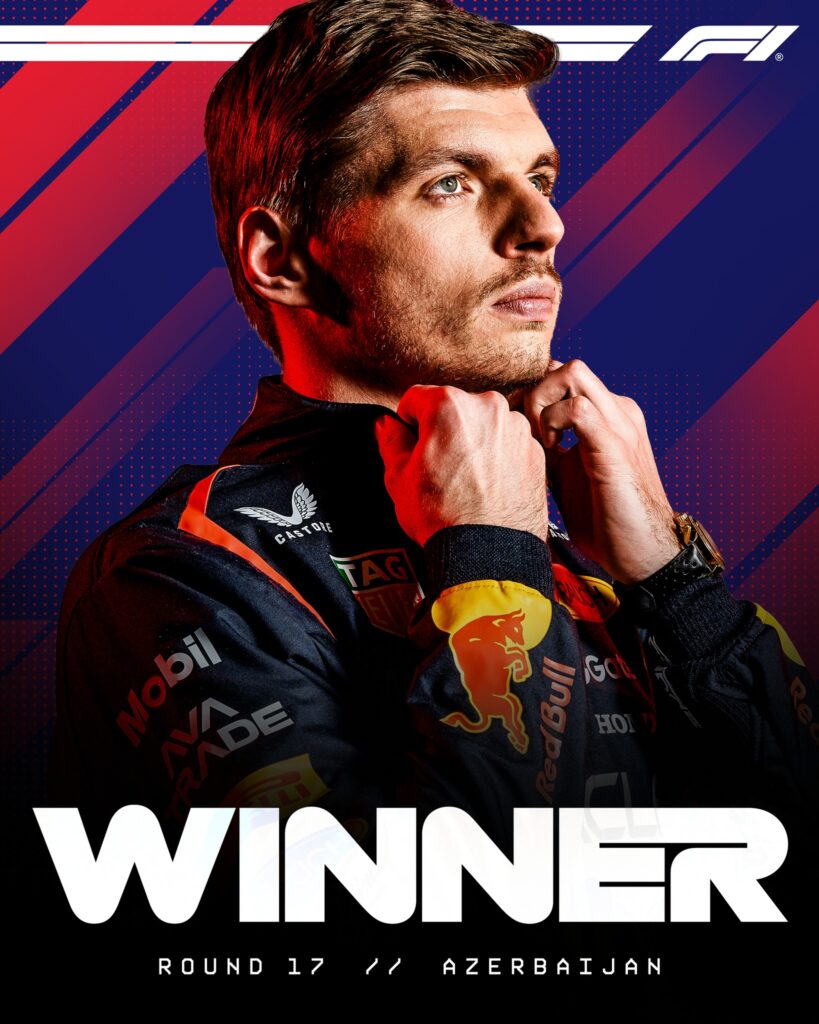 F1 아제르바이잔 그랑프리 막스 베르스타펜 그랜드슬램 달성 관련 이미지