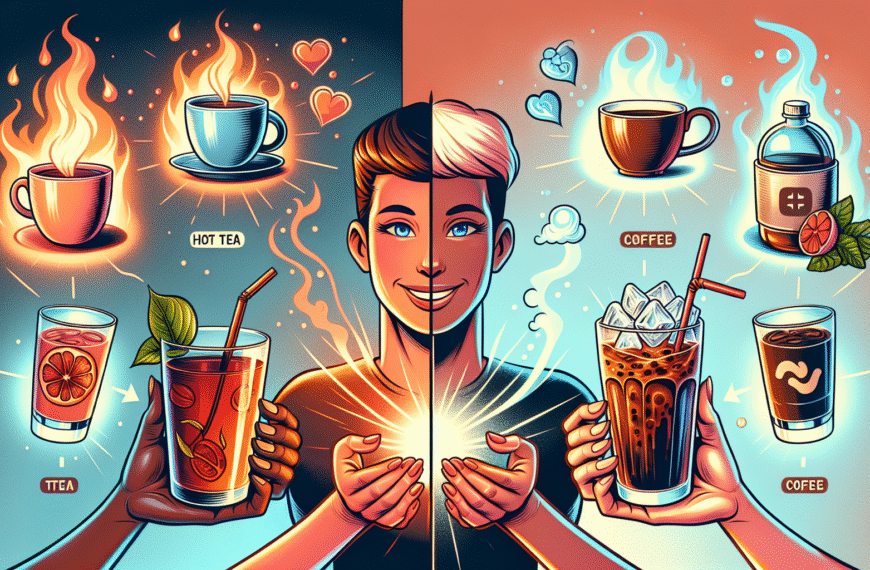 [건강] 뜨거운 차와 아이스 커피 기분과 장건강에 미치는 영향 관련 이미지