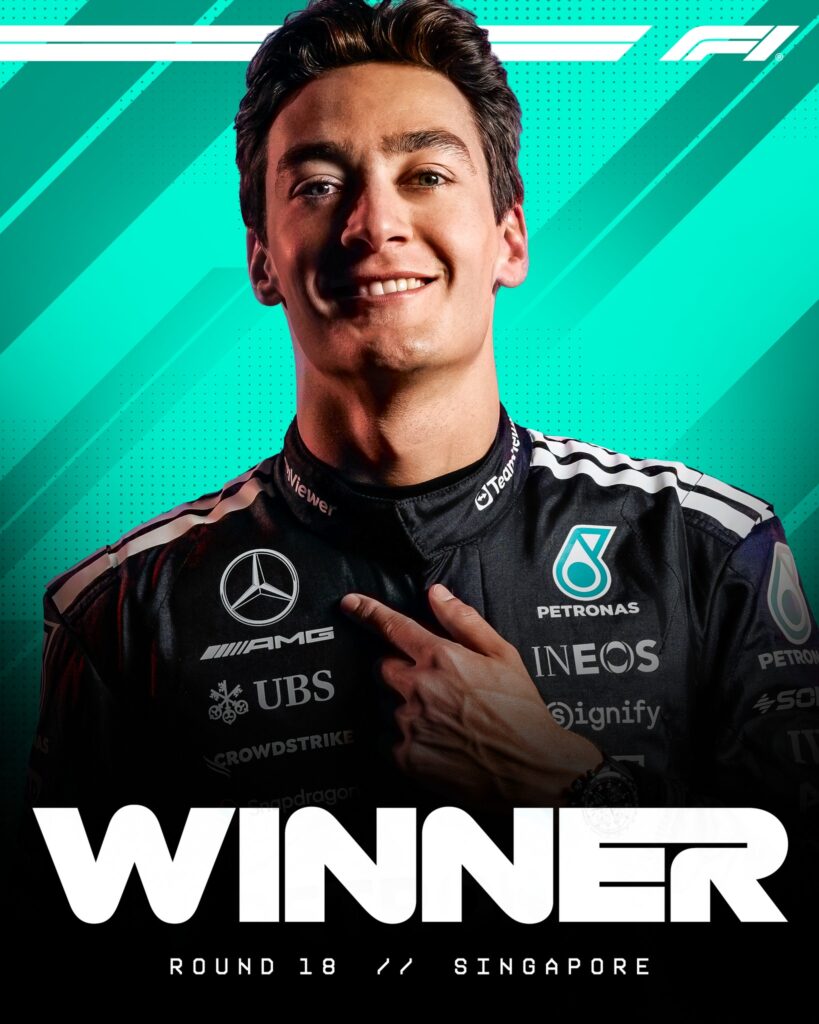 F1 싱가포르 그랑프리 - 조지 러셀 시즌 2승, 맥라렌 팀 챔피언 우승! 관련 이미지