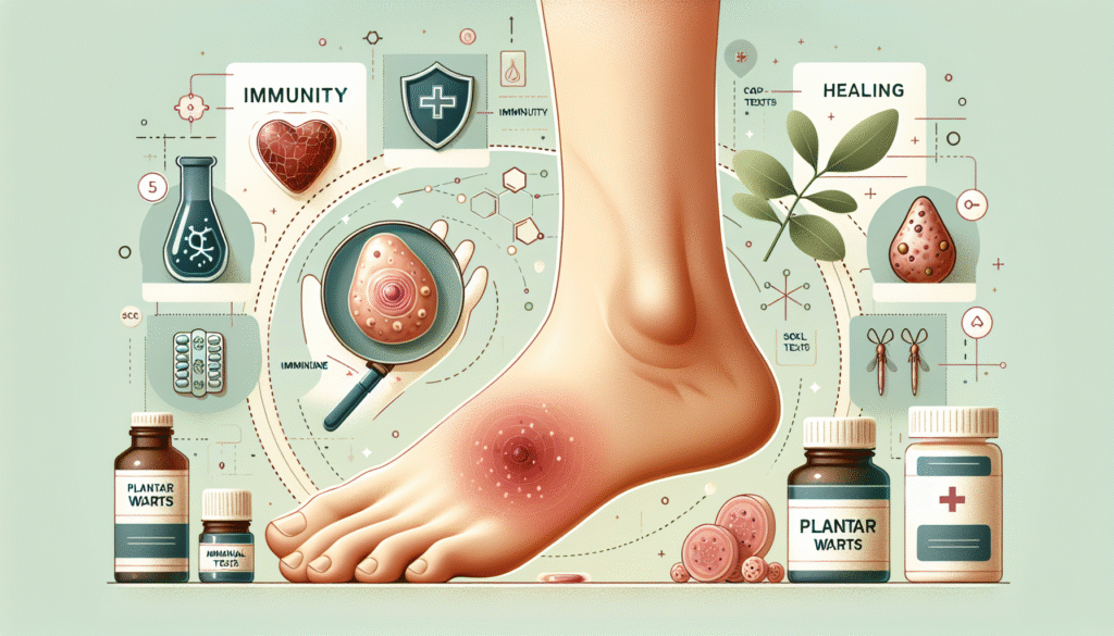 건강 발바닥 사마귀 자가면역질환 치료 방법 관련 이미지