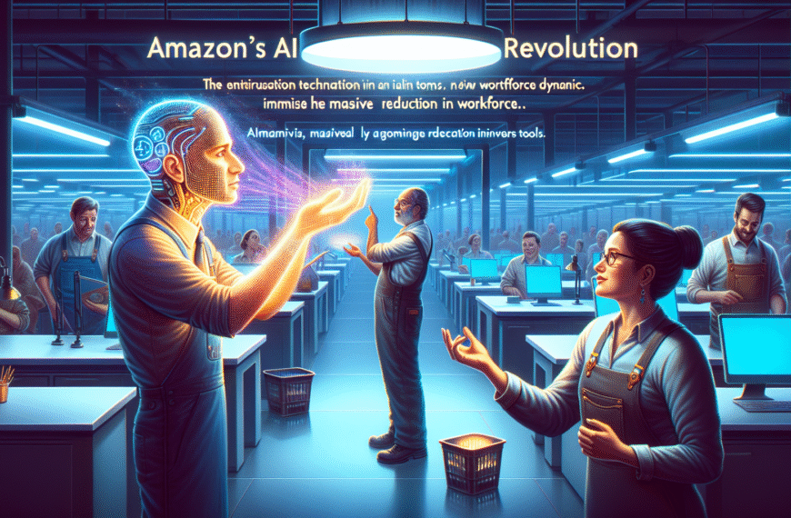 [기술] 아마존 AI 도구 도입과 대규모 인력 감축의 변화 관련 이미지