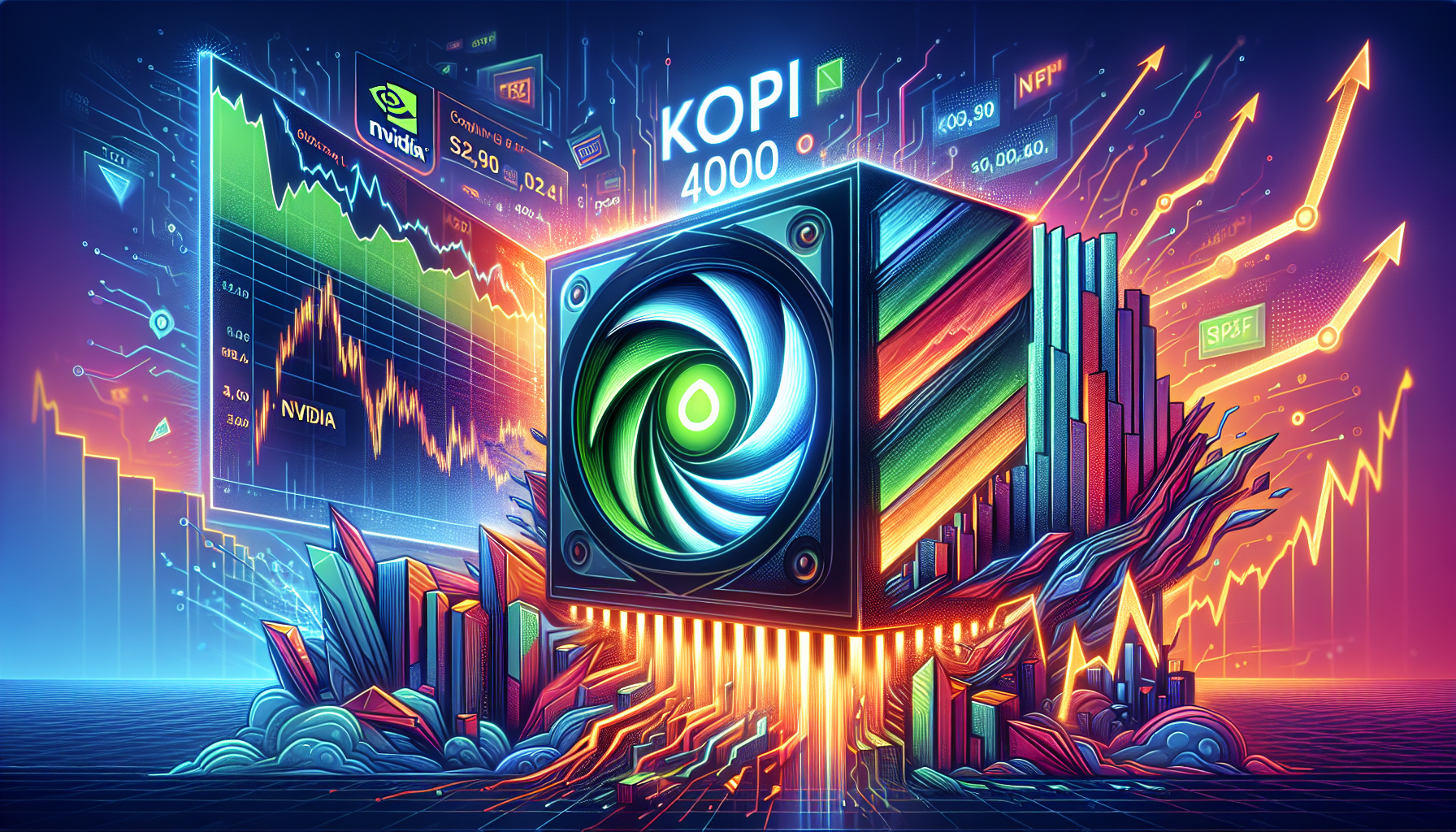 [증권] 엔비디아 급등과 함께 코스피 4000 돌파 성공 관련 이미지