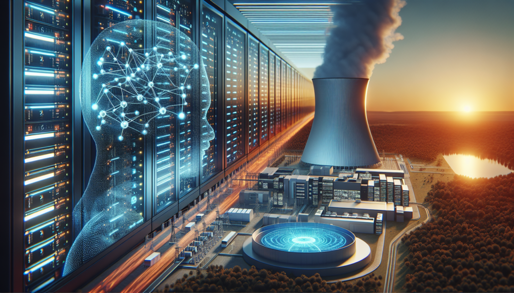 [뉴스] 인공지능 데이터센터와 원자력 발전 연계 가능성 관련 이미지