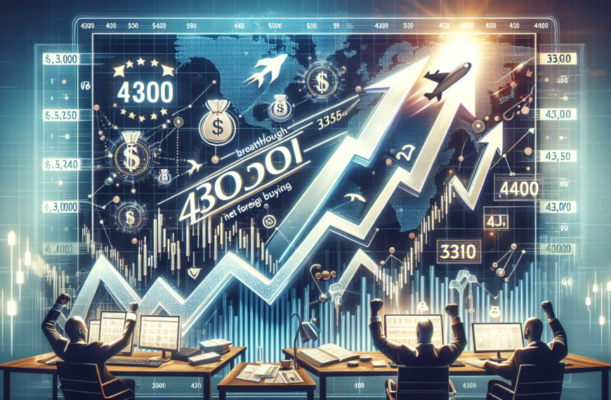 [증권] 코스피 4300 돌파 외국인 순매수 급등세 관련 이미지