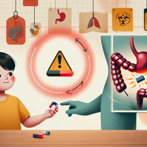 [건강] 어린이 복통 원인 자석 삼킴 주의하세요 관련 이미지