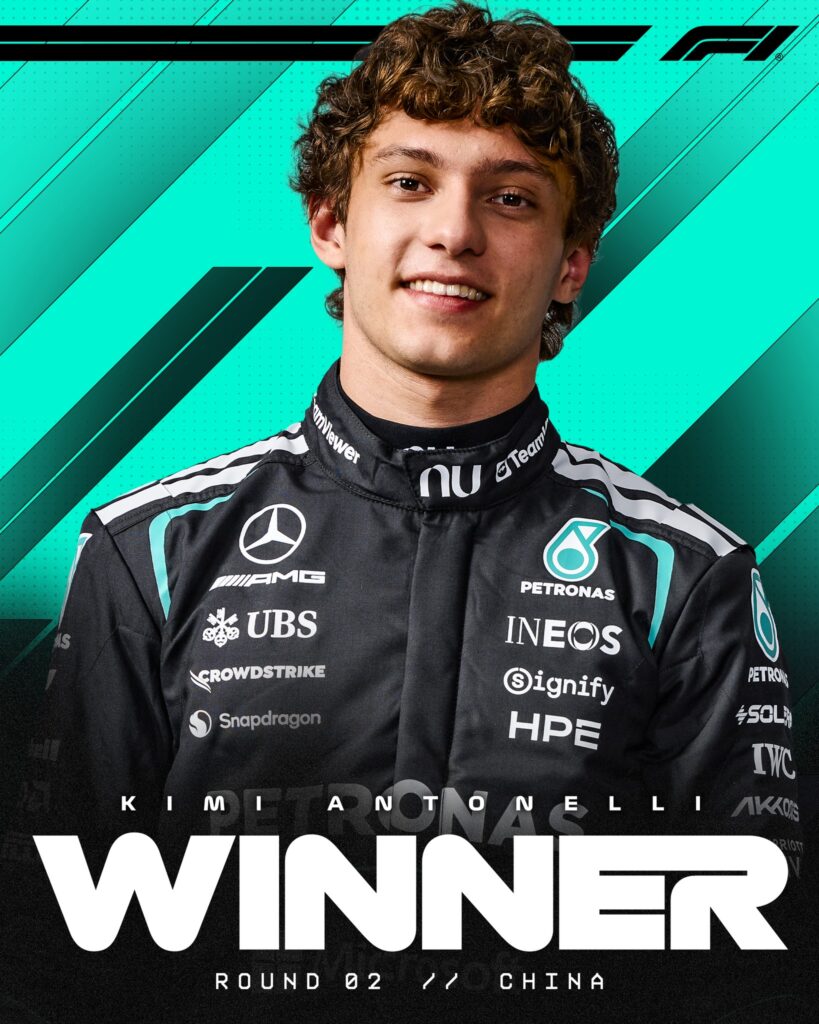 F1 중국 그랑프리 | 안토넬리 해트트릭 첫 우승 관련 이미지