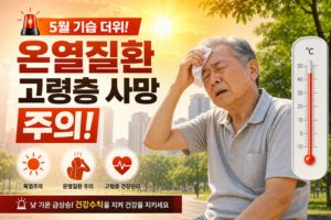 건강 온열질환 5월 기습 더위 고령층 사망 주의 관련 이미지