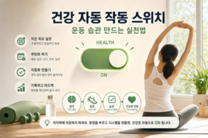건강 자동 작동 스위치 운동 습관 만드는 실천법 관련 이미지