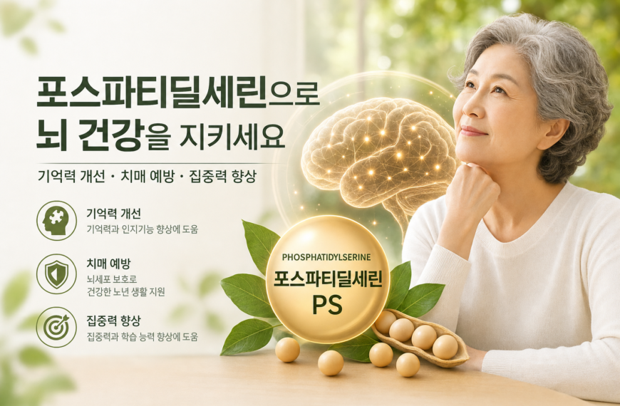 건강 포스파티딜세린 치매 예방 뇌 건강 관리법 관련 이미지
