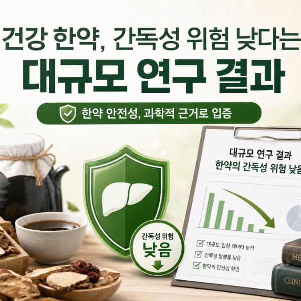 건강 한약 간독성 위험 낮다는 대규모 연구 결과 관련 이미지
