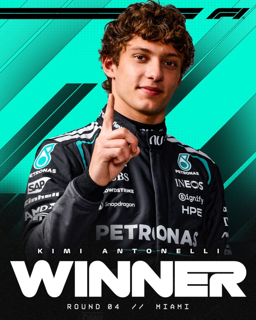 F1 마이애미 그랑프리 | 안토넬리 3연속 폴투윈 관련 이미지
