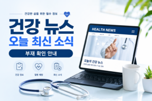 건강 건강뉴스 오늘 최신 소식 부재 확인 안내 관련 이미지