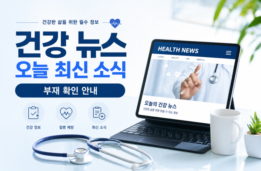 건강 건강뉴스 오늘 최신 소식 부재 확인 안내 관련 이미지
