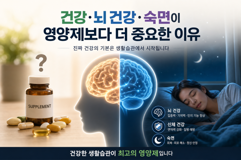 건강 뇌 건강 숙면이 영양제보다 더 중요한 이유 관련 이미지