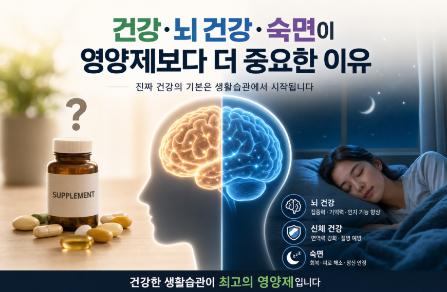 건강 뇌 건강 숙면이 영양제보다 더 중요한 이유 관련 이미지