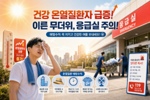 건강 온열질환자 급증 이른 무더위 응급실 예방수칙 관련 이미지