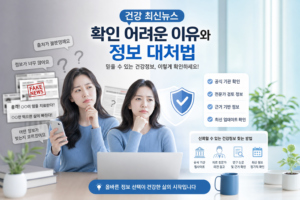 건강 최신뉴스 확인 어려운 이유와 정보 대처법 관련 이미지
