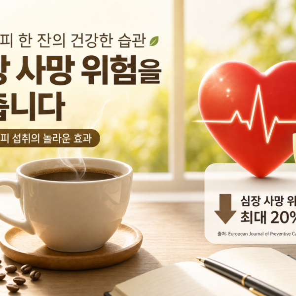 건강 커피 아침 섭취 심장 사망 위험 낮추는 효과 관련 이미지