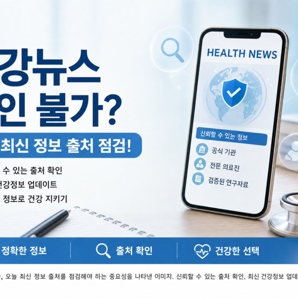 건강뉴스 확인 불가 오늘 최신 정보 출처 점검 관련 이미지