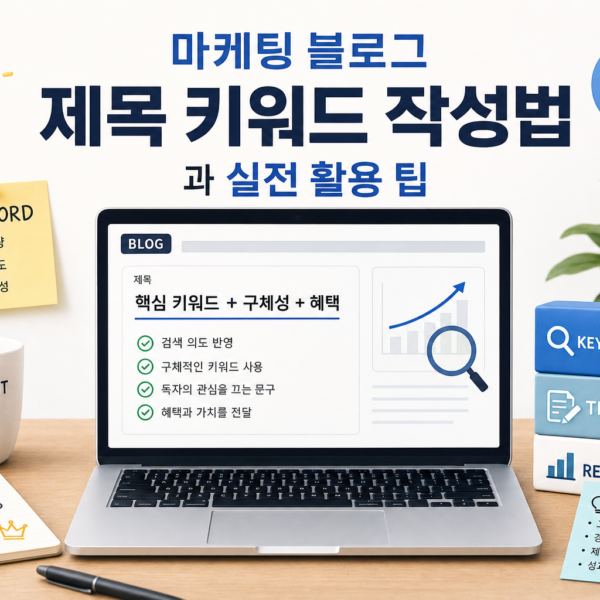 마케팅 블로그 제목 키워드 작성법과 실전 활용 팁 관련 이미지