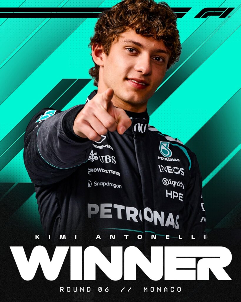 F1 모나코 그랑프리 | 키미 안토넬리 커리어 첫 그랜드슬램 달성 관련 이미지
