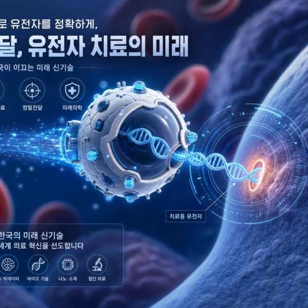 의학 나노택배 유전자치료 정밀전달 한국미래신기술 관련 이미지
