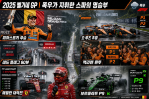 2025 벨기에 GP | 폭우가 지휘한 스파의 명승부 관련 이미지
