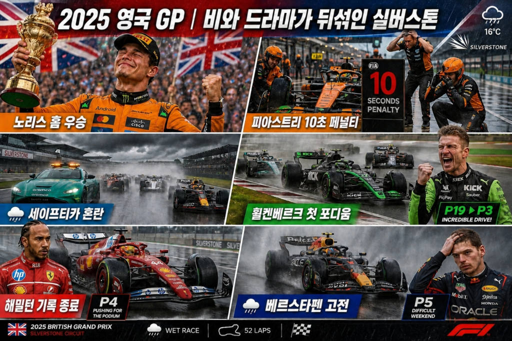 2025 영국 GP | 모든 드라마가 쏟아진 실버스톤