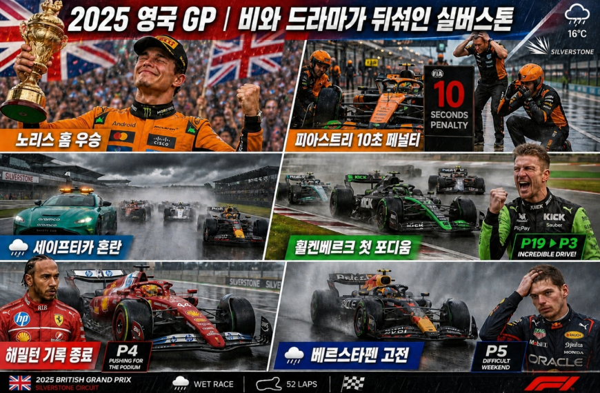 2025 영국 GP | 모든 드라마가 쏟아진 실버스톤