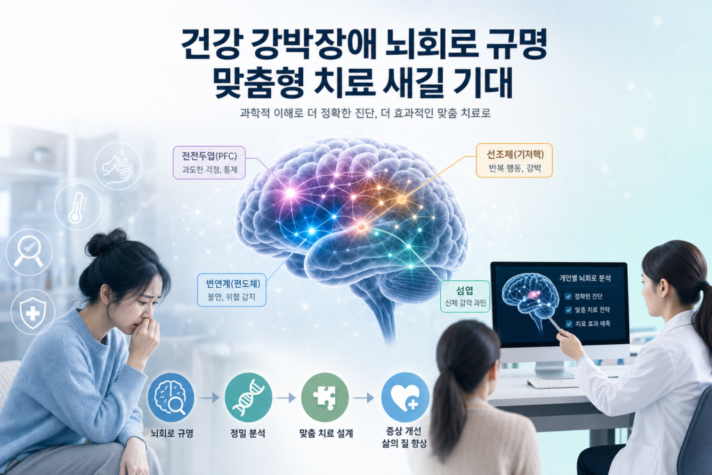 건강 강박장애 뇌회로 규명 맞춤형 치료 새길 기대 관련 이미지