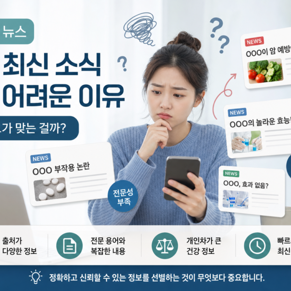 건강 건강 뉴스 오늘 최신 소식 확인 어려운 이유 관련 이미지