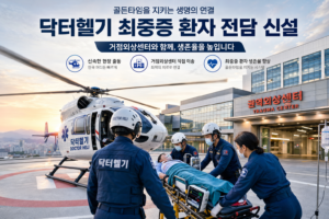 의료 닥터헬기 최중증 환자 거점외상센터 전담 신설 관련 이미지