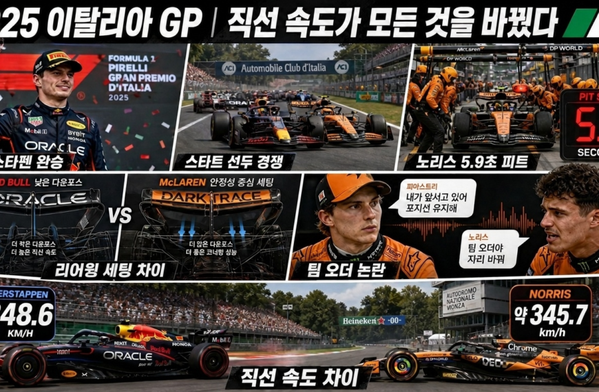 2025 이탈리아 GP | 직선 속도가 모든 것을 바꿨다 관련 이미지