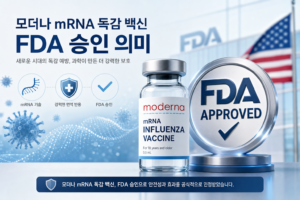 건강 모더나 mRNA 독감 백신 FDA 승인 의미 관련 이미지