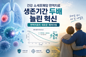 건강 소세포폐암 면역치료 생존기간 두배 늘린 혁신 관련 이미지