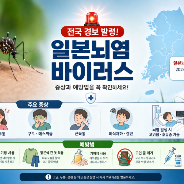 건강 일본뇌염 바이러스 전국 경보 증상과 예방법 관련 이미지