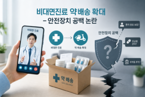 보건 비대면진료 약배송 확대와 안전장치 공백 논란 관련 이미지